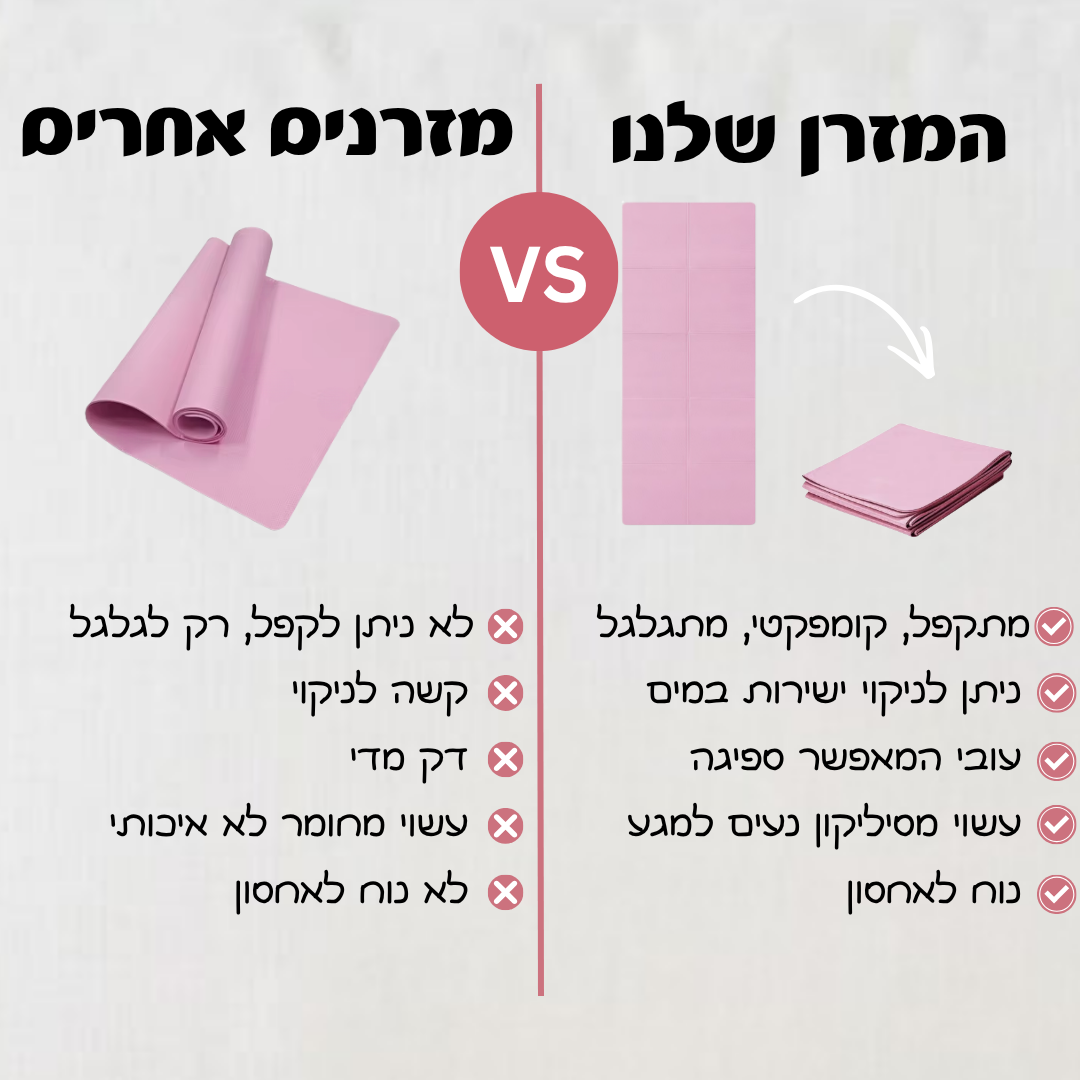 מזרן יוגה מתקפל- מבית Flory